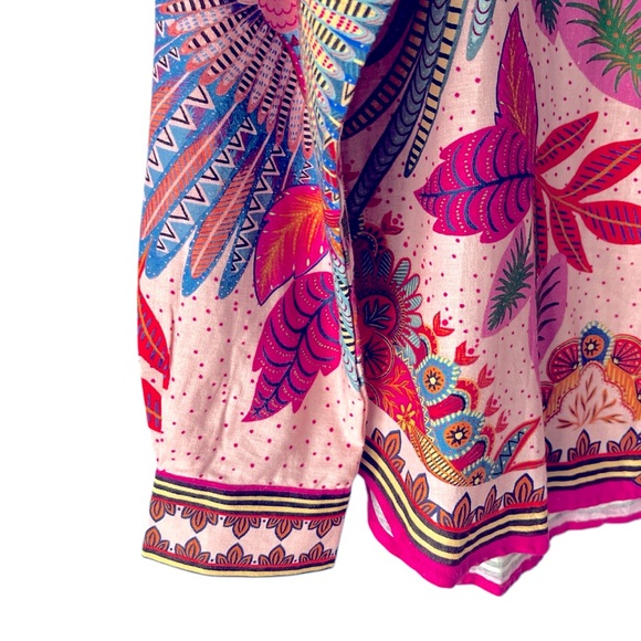 FARM Rio Multicolor Tropical Button Down Shirt - Picture 8 of 16